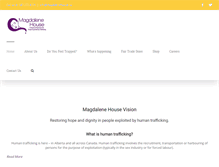 Tablet Screenshot of magdalenehouse.ca